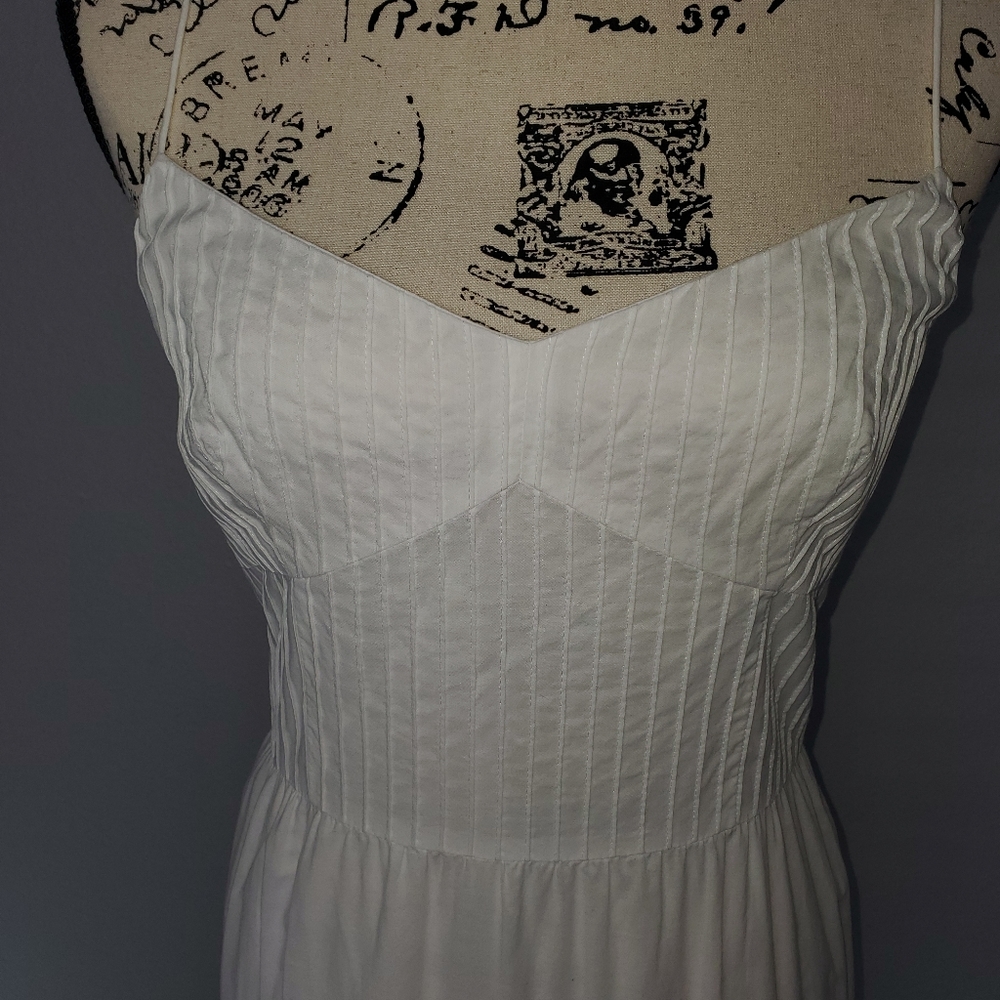 Ann Taylor Loft white dress with spaghetti straps - Picture 3 of 16